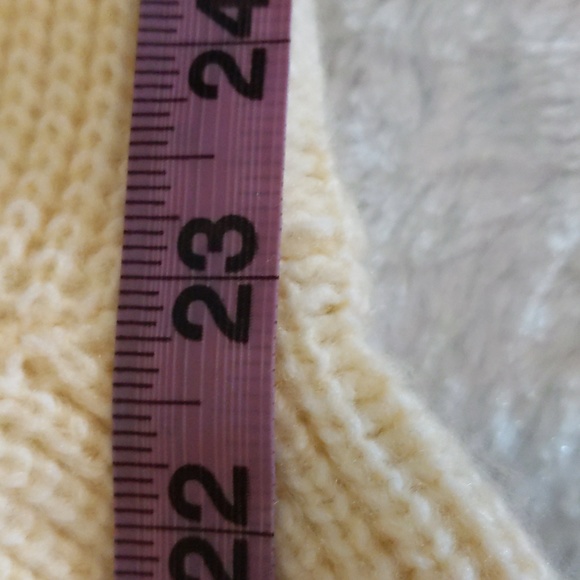 Joe Fresh| NWT Cream Wrap Cardigan With Attached Cloth Belt Acrylic Blend - Picture 8 of 14